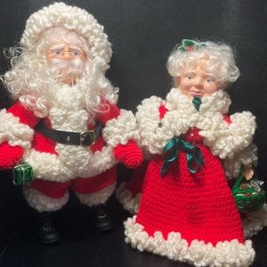 Vintage Santa and Mrs. Claus